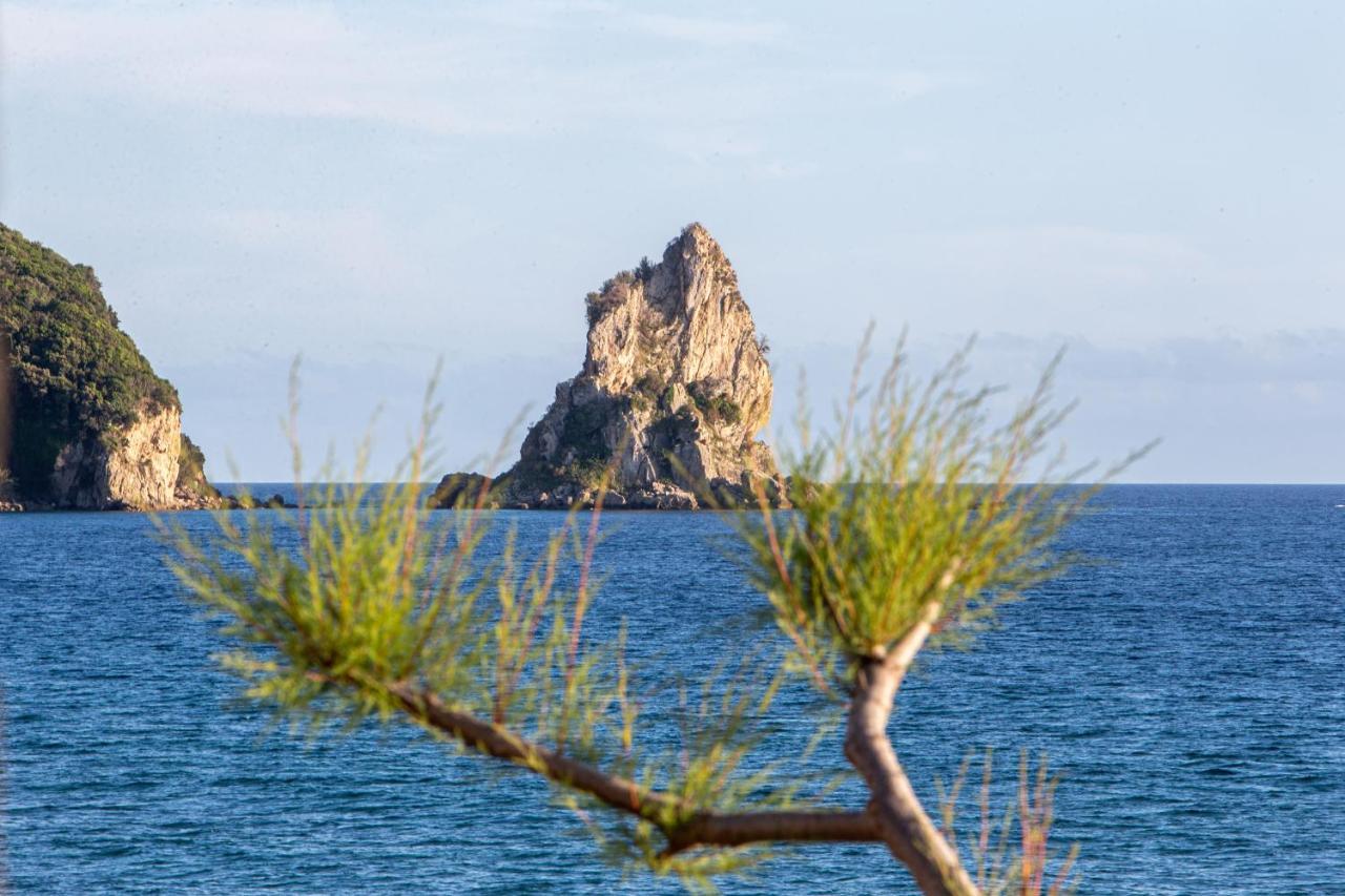 Black Rocks Family, Luxury Seafront Beach Maisonette アギオス・ゴルディオス エクステリア 写真